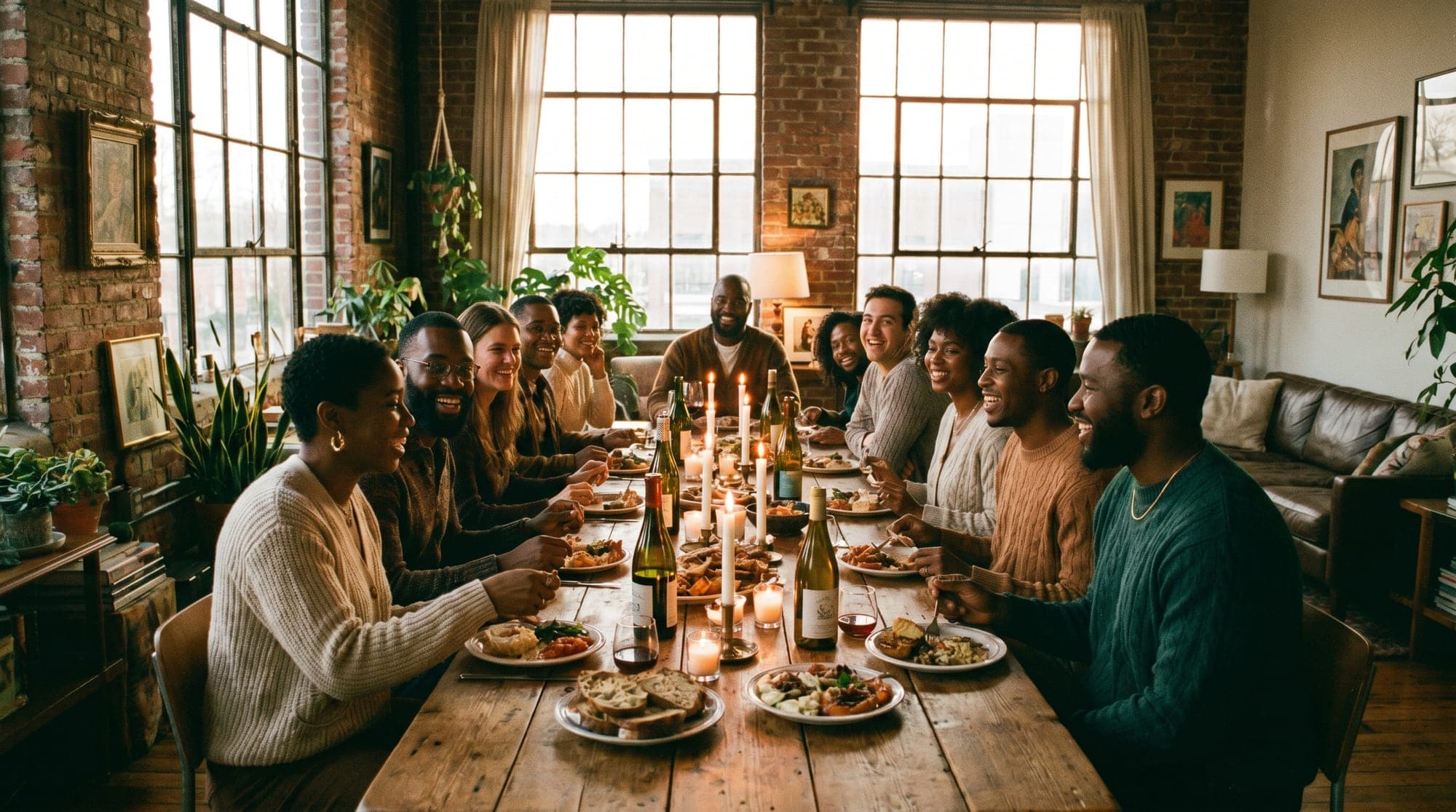 A home-hosted Tenseats supper club in Atlanta, GA