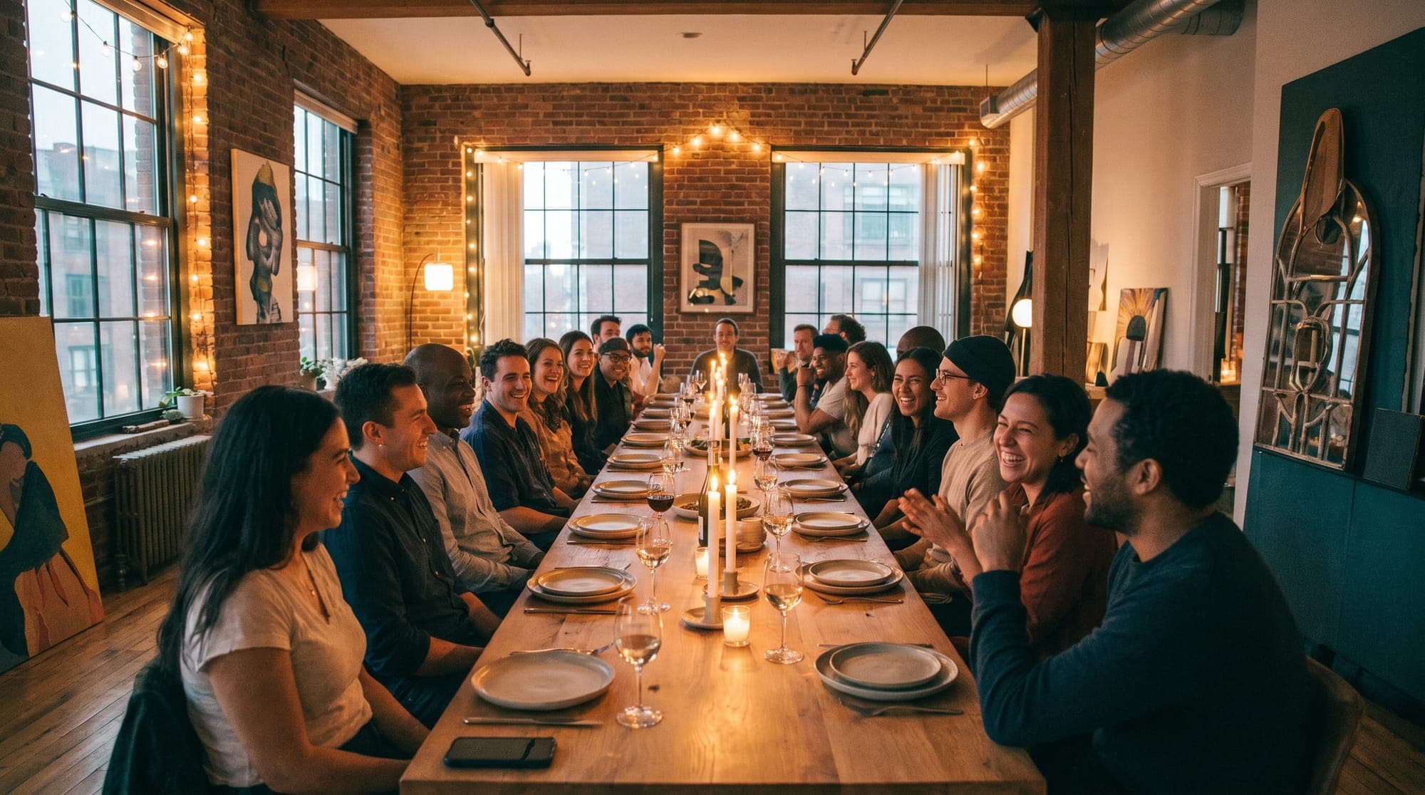 A home-hosted Tenseats supper club in Indianapolis, IN