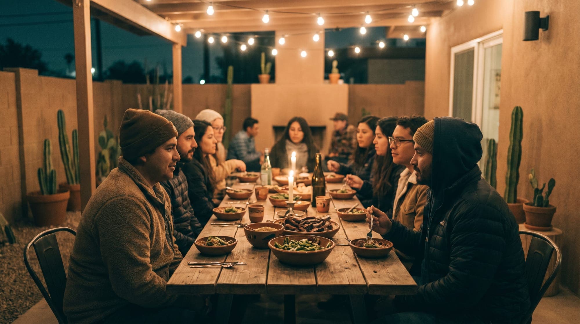 A home-hosted Tenseats supper club in Phoenix, AZ