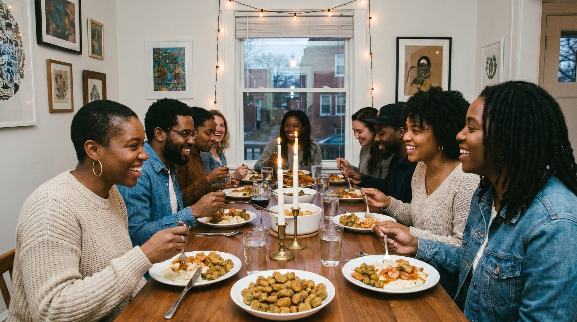A home-hosted Tenseats supper club in Charlotte, NC