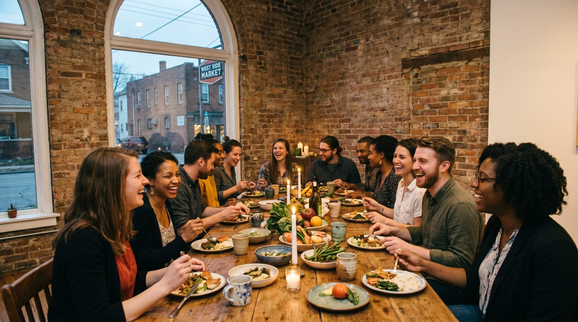 A home-hosted Tenseats supper club in Cleveland, OH
