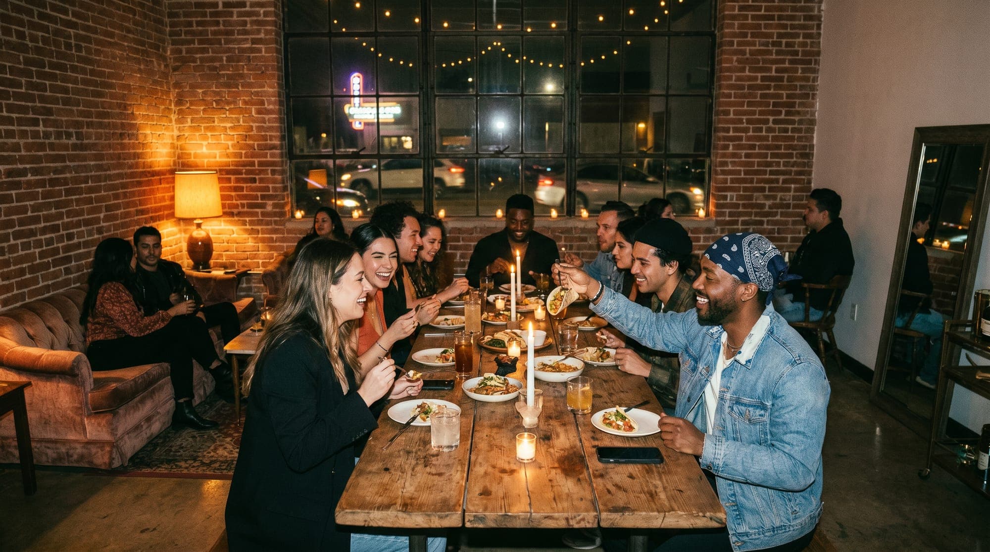 A home-hosted Tenseats supper club in Dallas, TX