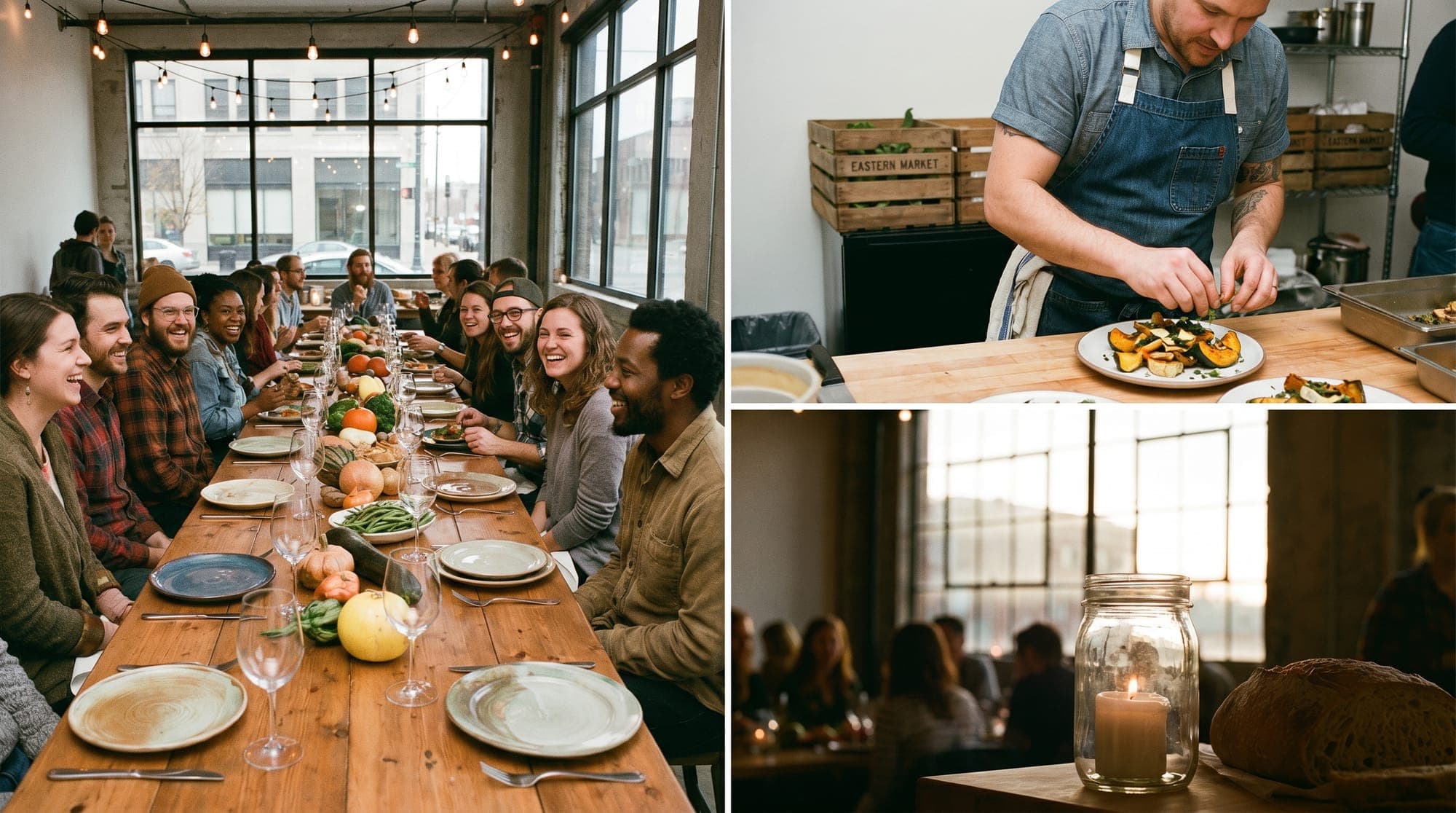 A home-hosted Tenseats supper club in Detroit, MI