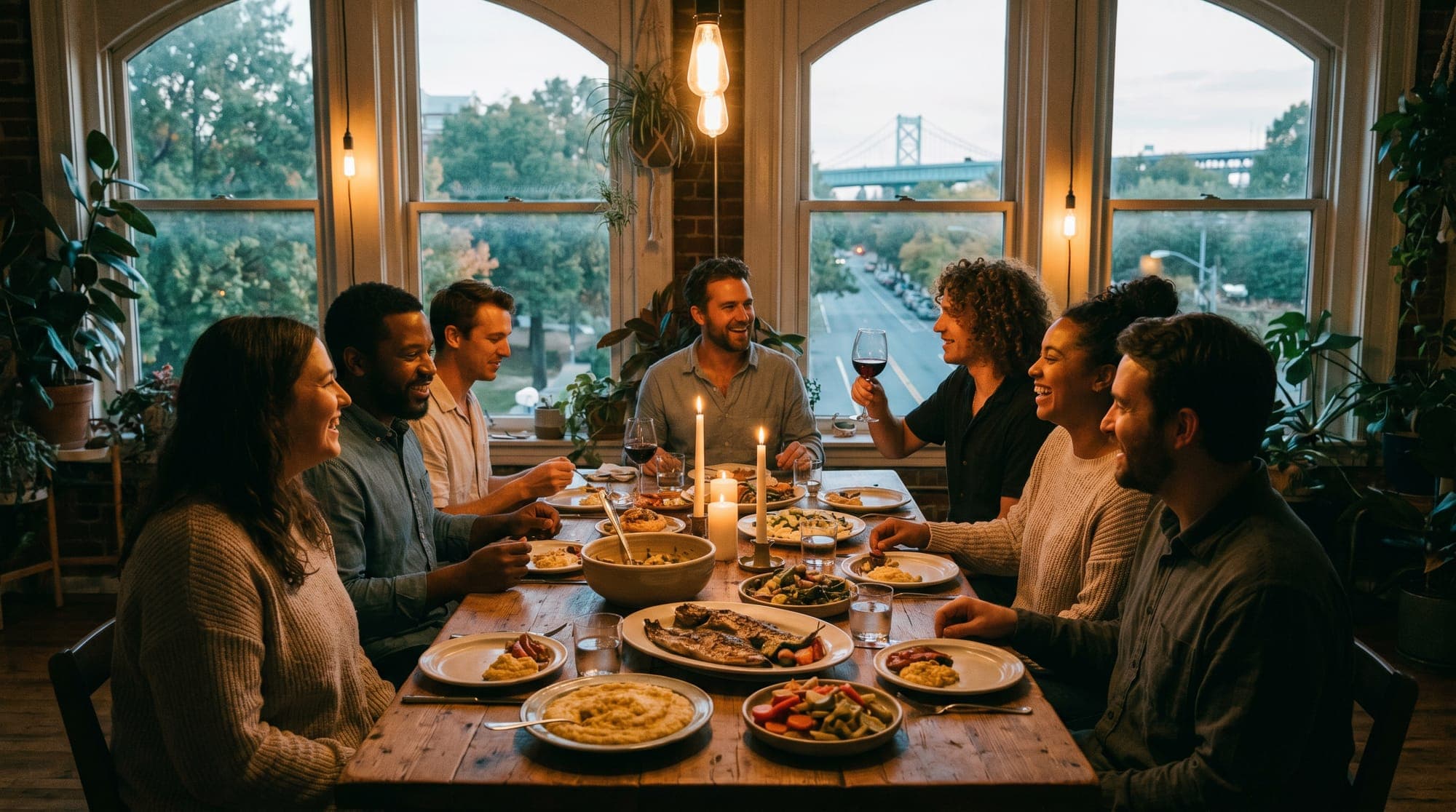 A home-hosted Tenseats supper club in Greenville, SC