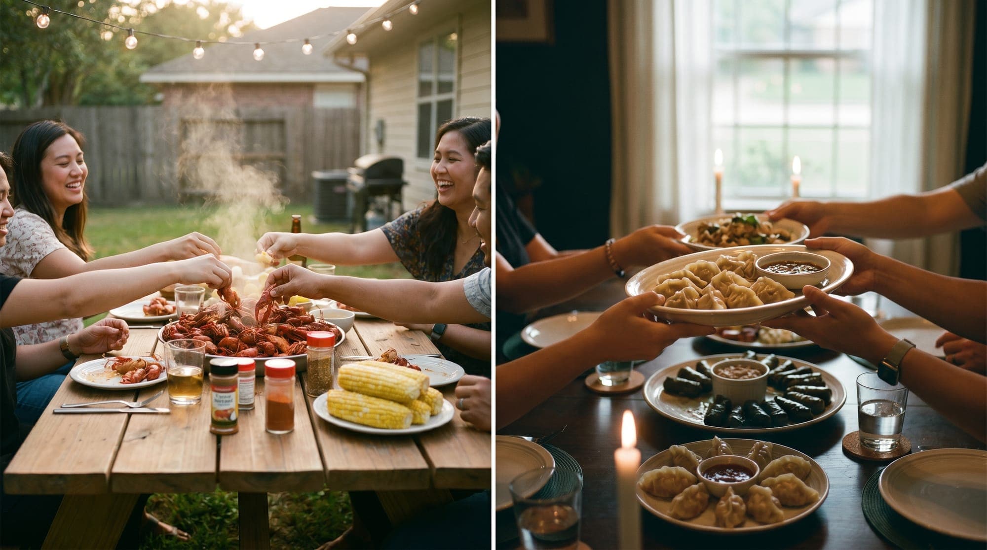 A home-hosted Tenseats supper club in Houston, TX