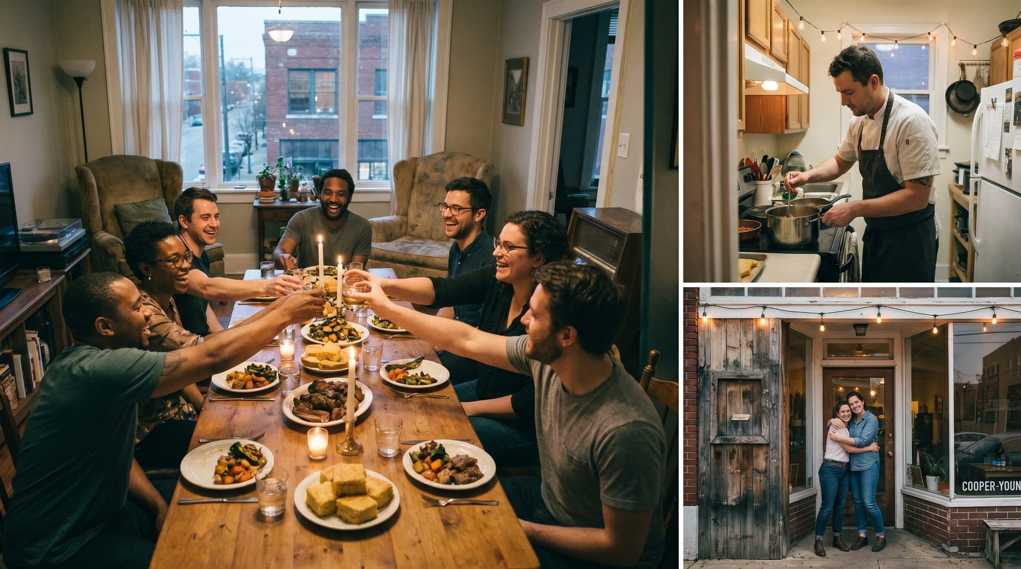 A home-hosted Tenseats supper club in Memphis, TN