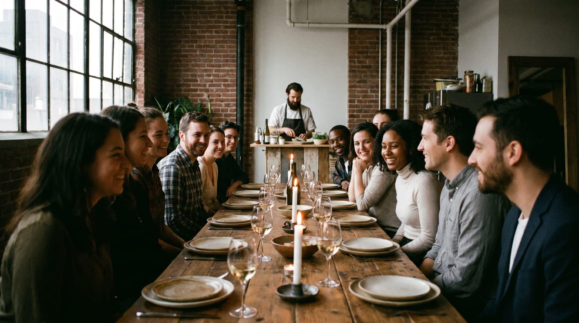 A home-hosted Tenseats supper club in New York, NY