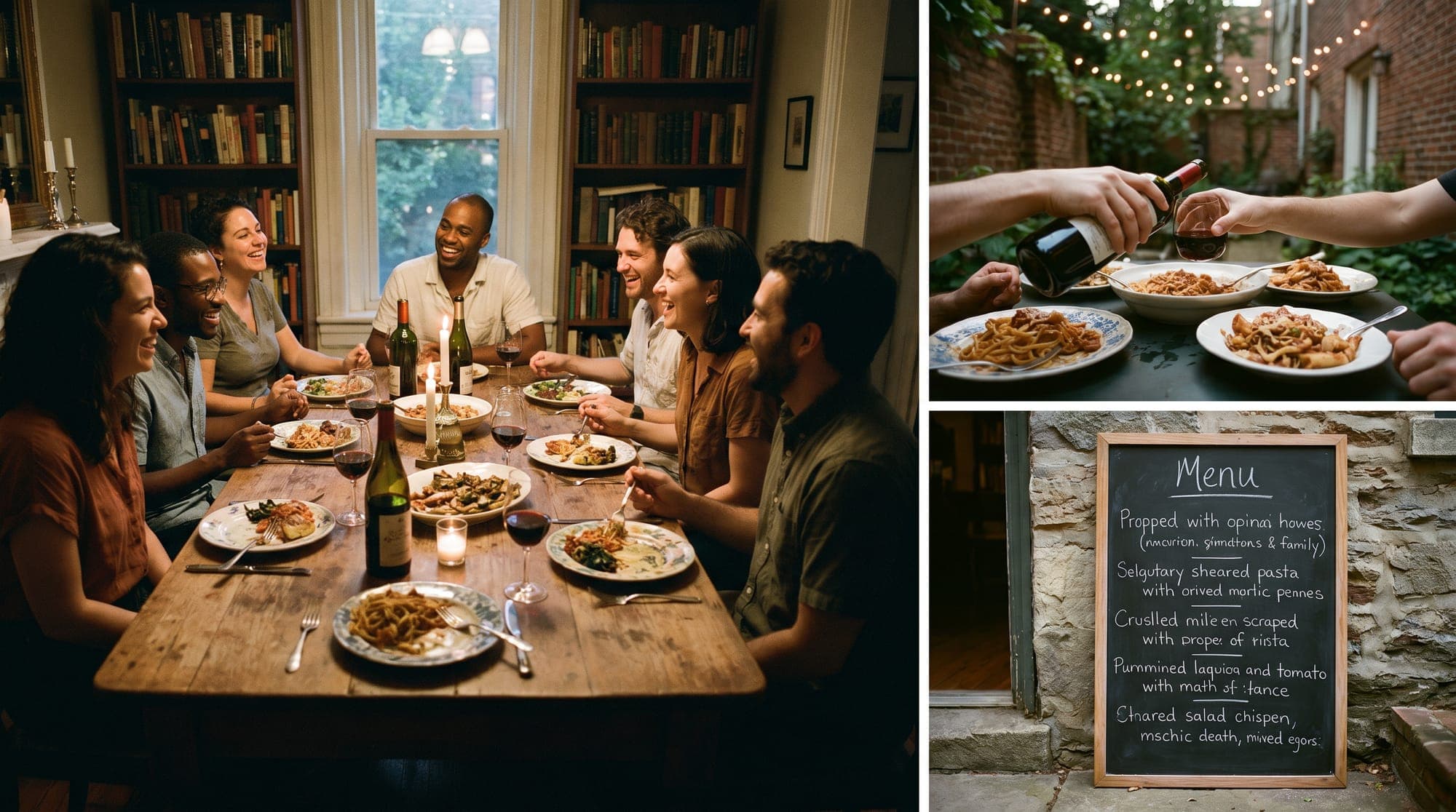 A home-hosted Tenseats supper club in Philadelphia, PA
