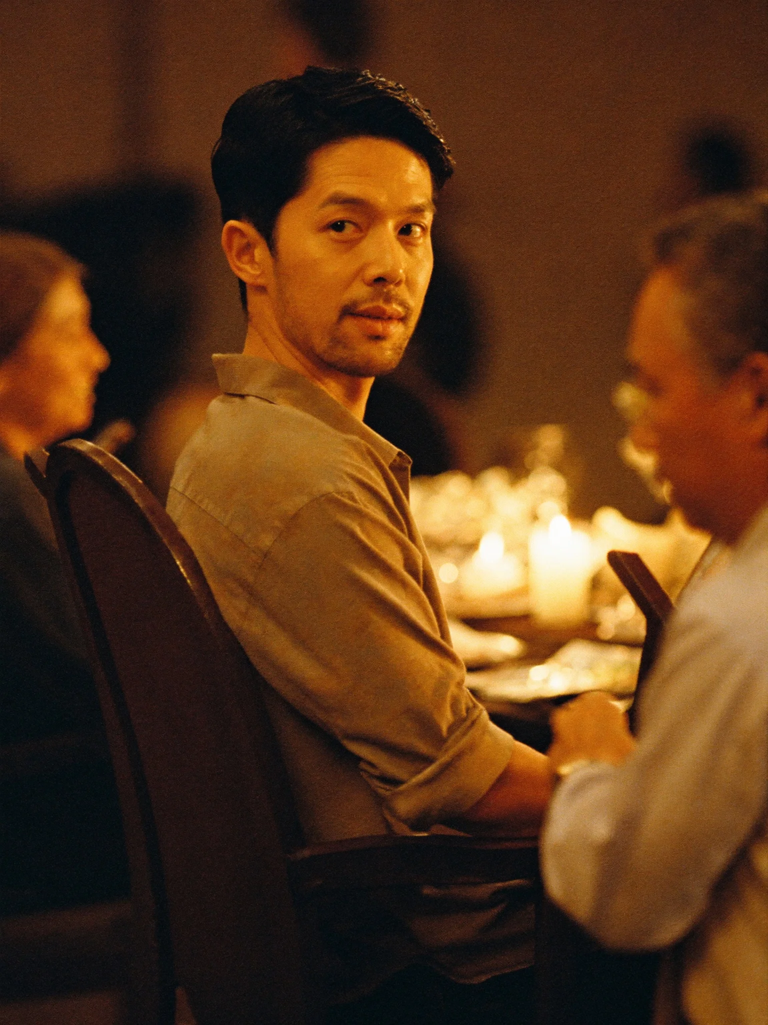 A guest at the table